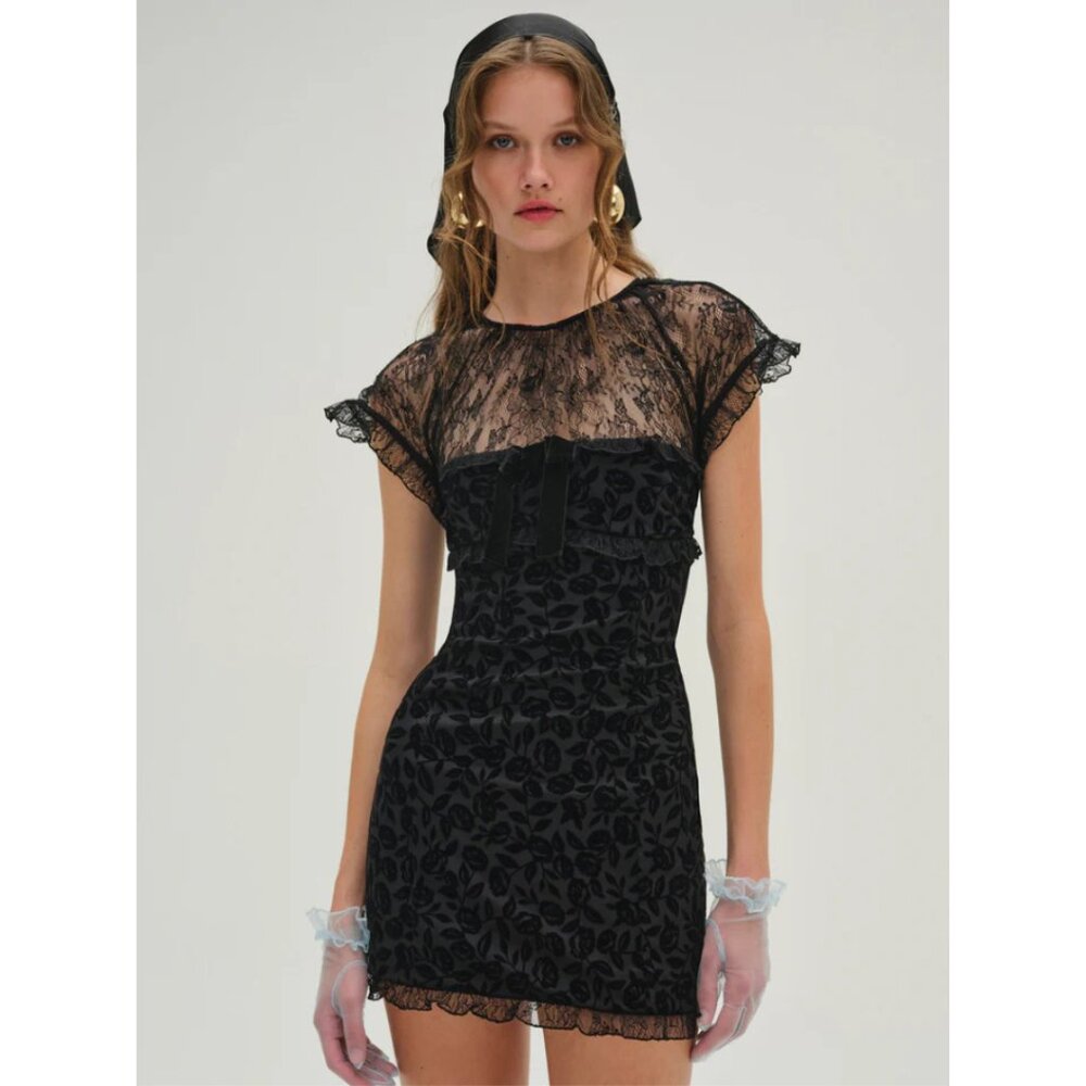 NWT The Midnight Velvet Mini Dress